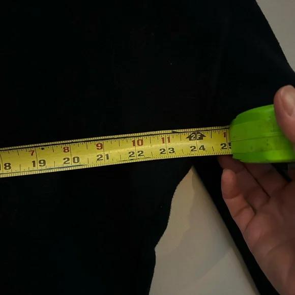 PERFECTWHITETEE JANIE FLEECE U NECK SWEATSHIRT IN BLACK SIZE SMALL - Picture 10 of 10